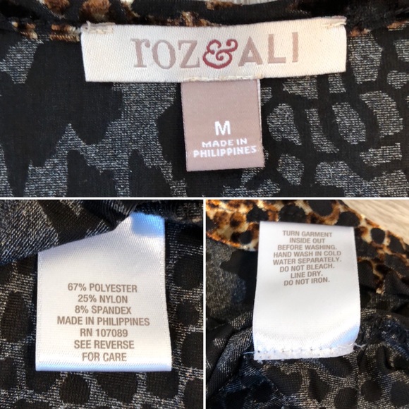 Crushed velvet Roz & Ali top - Picture 7 of 8